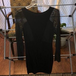 Black stretchy bodycon dress from fashion nova